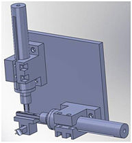 Two-axis modulation fixture along with cutting tool