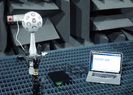 Spherical microphone array setup